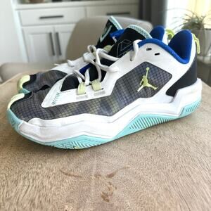 Men's Size 9 Air Jordans One Take White Copa Lime - Very Good Condition